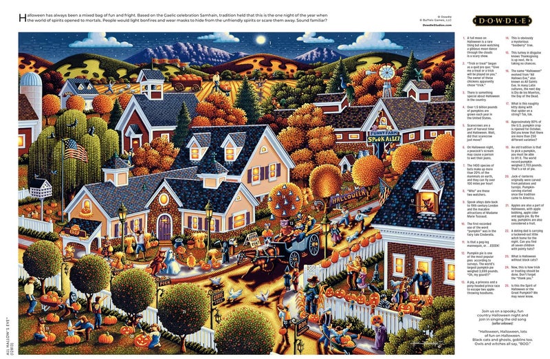 Buffalo Games - Dowdle - All Hallow's Eve - 1000 Piece Jigsaw Puzzle for Adults -Challenging Puzzle Perfect for Game Nights - Finished Size is 26.75 x 19.75 - Image 5